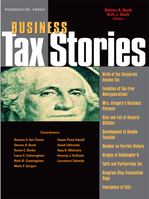 Title details for Bank and Stark's Business Tax Stories by Steven Bank - Available